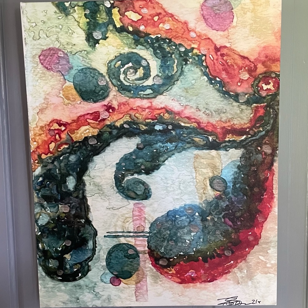 One of a kind watercolor print
